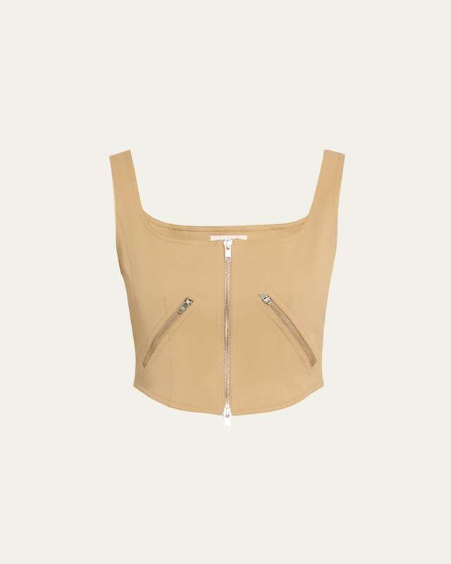 Dea Zip Corset Top
